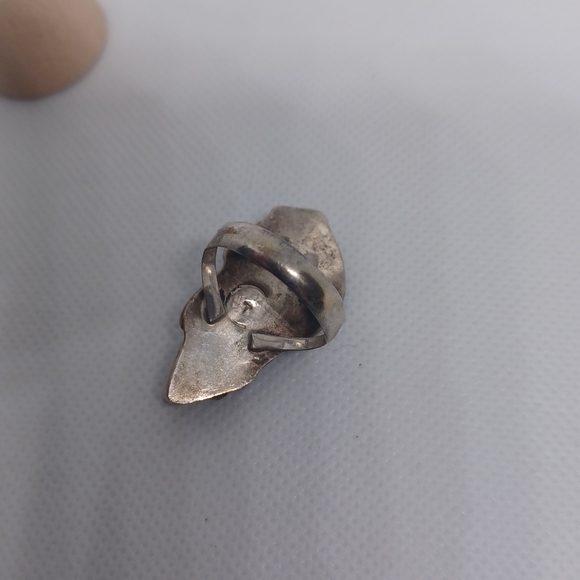 Vintage Sterling Silver Native American Navajo Ring Signed - Picture 4 of 9